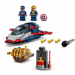 Lego Captain America vs. Thanos
