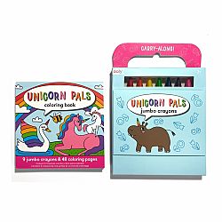 Carry Along Unicorn Pals Coloring