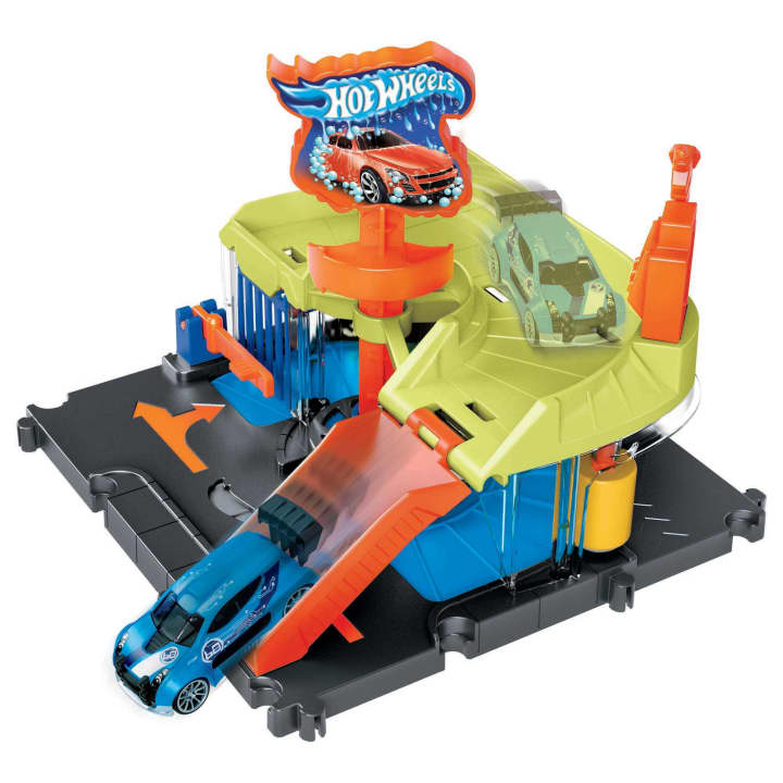 Hot Wheels Downtown Express Car Wash Lucky Duck Toys