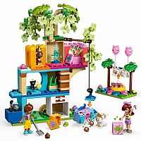 Lego Friends Cat Birthday Party & Tree House