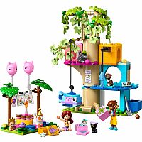 Lego Friends Cat Birthday Party & Tree House