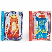Cat and Dog Playing Cards
