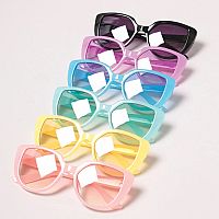 Kids Colorful Fashion Cat Eye Sunglasses