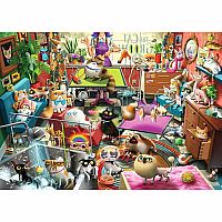 The Cat Groomer - 1000 Piece Puzzle
