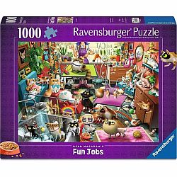 The Cat Groomer - 1000 Piece Puzzle