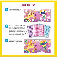 Color-By-Dots Sticker Book - Unicorns