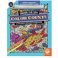 Color by Number: Color Counts: Glitter Under the Sea