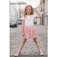 Center Stage Skirt Hot Pink