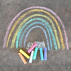 Sidewalk Chalk 20pc Bucket