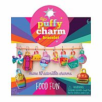 DIY Puffy Charm Bracelet - Food Fun