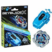 Beyblade X: Cobalt Dragoon 2-60C Deluxe Left-Spin String Launcher
