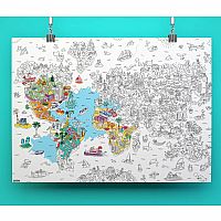 Giant Coloring Poster Atlas