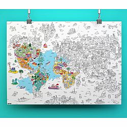 Giant Coloring Poster Atlas