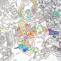Giant Coloring Poster Atlas
