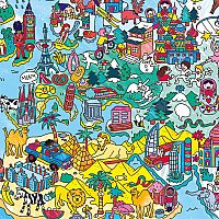 Giant Coloring Poster Atlas