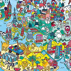 Giant Coloring Poster Atlas