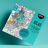 Giant Coloring Poster Atlas