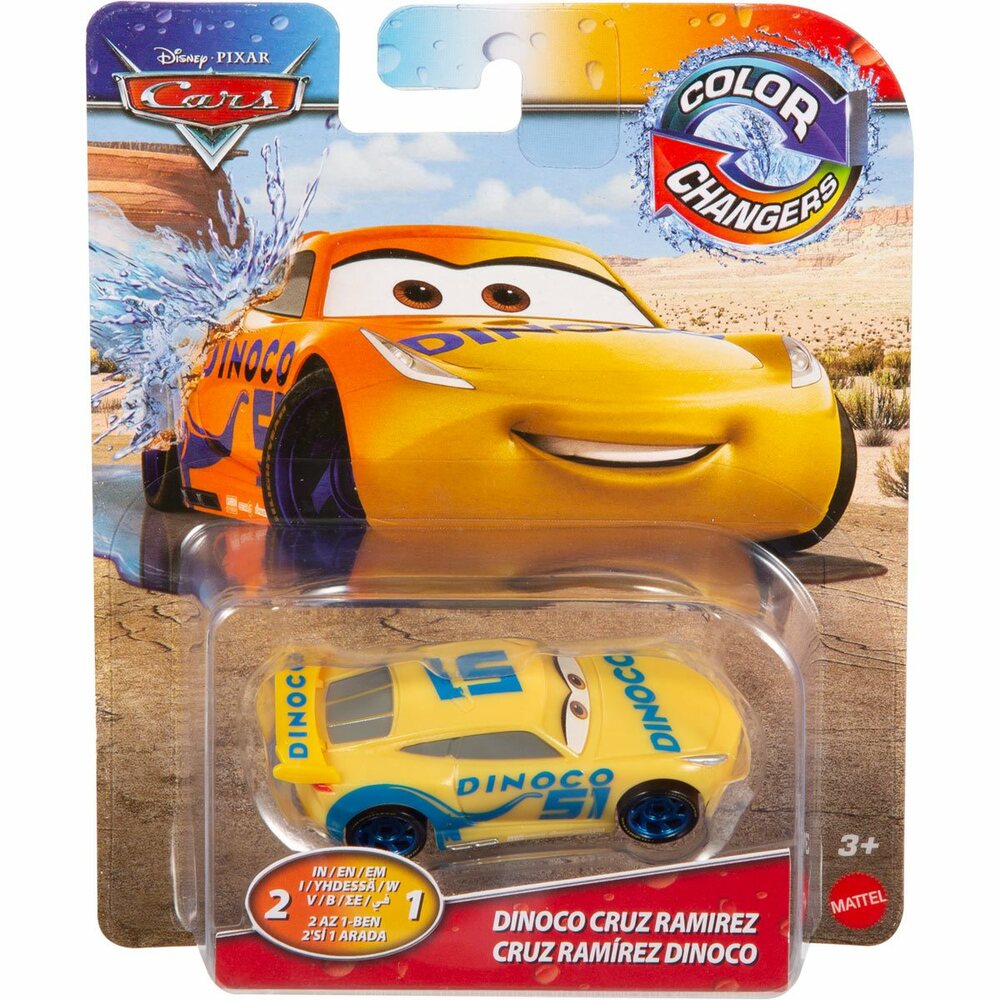 Pixar Cars Color Changers Dinoco Cruz Ramirez Lucky Duck Toys