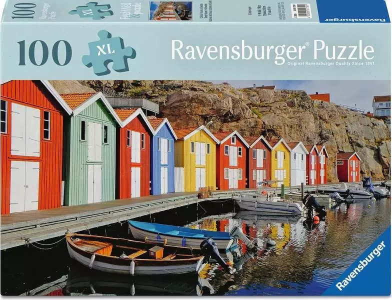 Colorful Houses in Sweden - 100 Piece