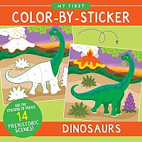 My First Color by Sticker Book - Dinosaurs