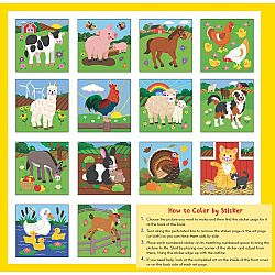My First Color-By-Sticker Book - Farm Animals