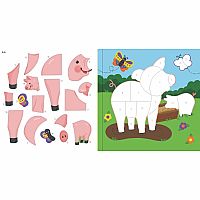 My First Color-By-Sticker Book - Farm Animals