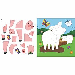 My First Color-By-Sticker Book - Farm Animals