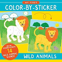 My First Color By Sticker - Wild Animals