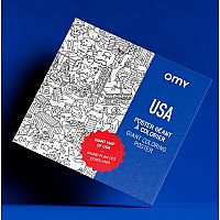 Giant Coloring Poster USA