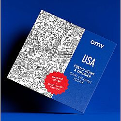 Giant Coloring Poster USA