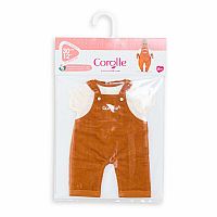 Corduroy Overalls & T-Shirt for 12" Dolls