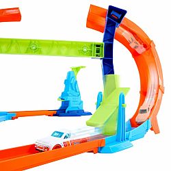Hot Wheels Corkscrew Jump Champion Track Set
