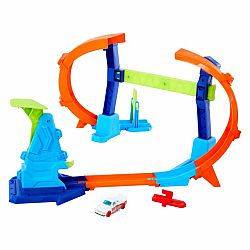 Hot Wheels Corkscrew Jump Champion Track Set