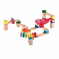 Crazy Roller's Stack Track Wooden Marble Run