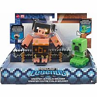 Minecraft Legends - Creeper vs Piglin Bruiser