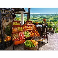 Fruit and Vegetable Market, Croatia - 500 Piece Puzzle