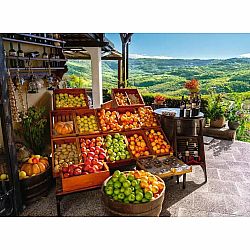 Fruit and Vegetable Market, Croatia - 500 Piece Puzzle