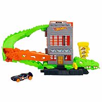 Hot Wheels Croc Pizza Attack Playset
