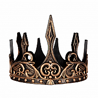 Medieval Crown Gold Black