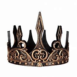 Medieval Crown Gold Black