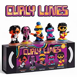 Loops Curly Lines Band