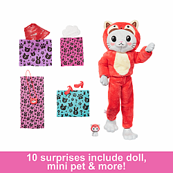 Barbie Cutie Reveal Kitten as Red Panda