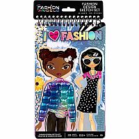 I Love Fashion Design Sketch Set