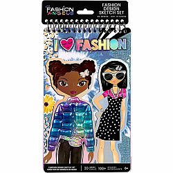 I Love Fashion Design Sketch Set