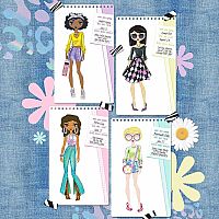 I Love Fashion Design Sketch Set