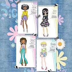 I Love Fashion Design Sketch Set