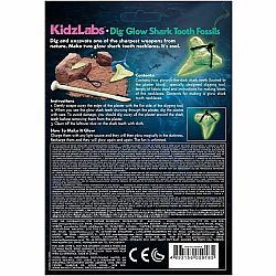 KidzLabs: Dig Glow Shark Tooth Fossil