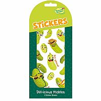 Dill-icious Pickle Stickers