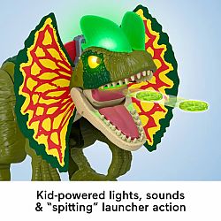 Imaginext Jurassic World Thrash Attack Dilophosaurus