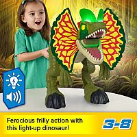 Imaginext Jurassic World Thrash Attack Dilophosaurus
